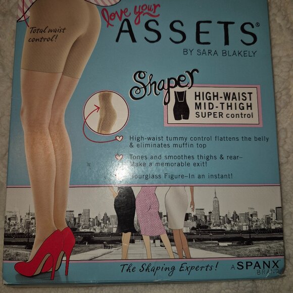 NTW SPANX Assets High-Waist Mid-Thigh Super Control Nude Shaper (L 3) - Picture 1 of 8